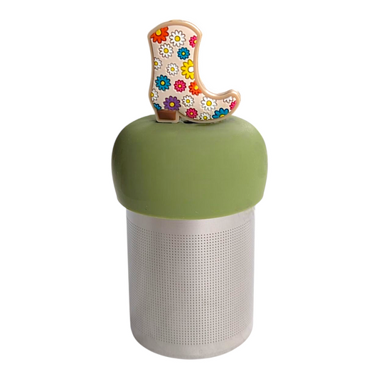 Floral Cowboy Boot Floating Tea Steeper™