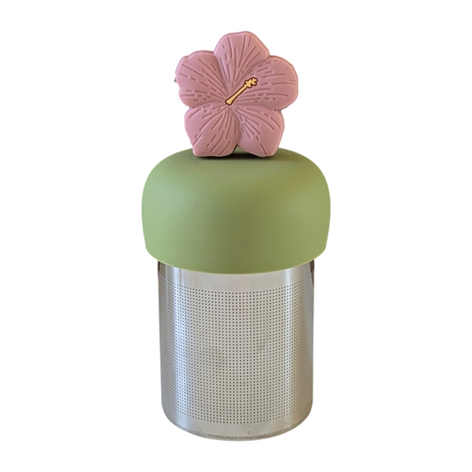 Pink Hibiscus Flower Floating Tea Steeper™