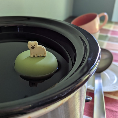 Floating Large Blonde Bear Tea infuser