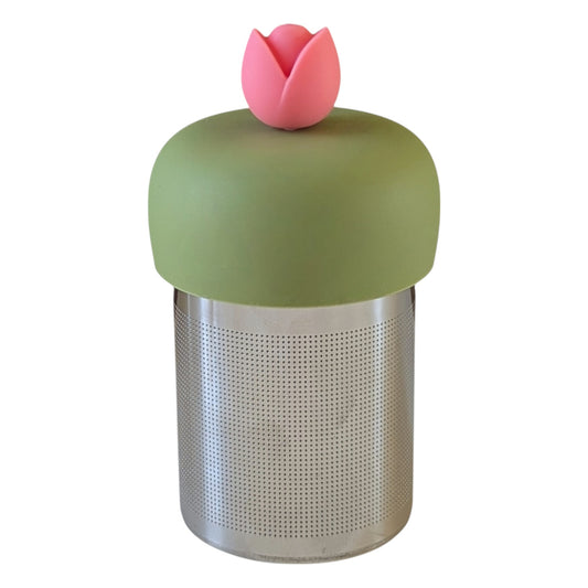 Pink Tulip Flower Floating Tea Steeper™