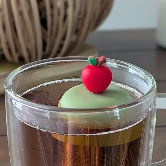 Red Apple Floating Tea Steeper
