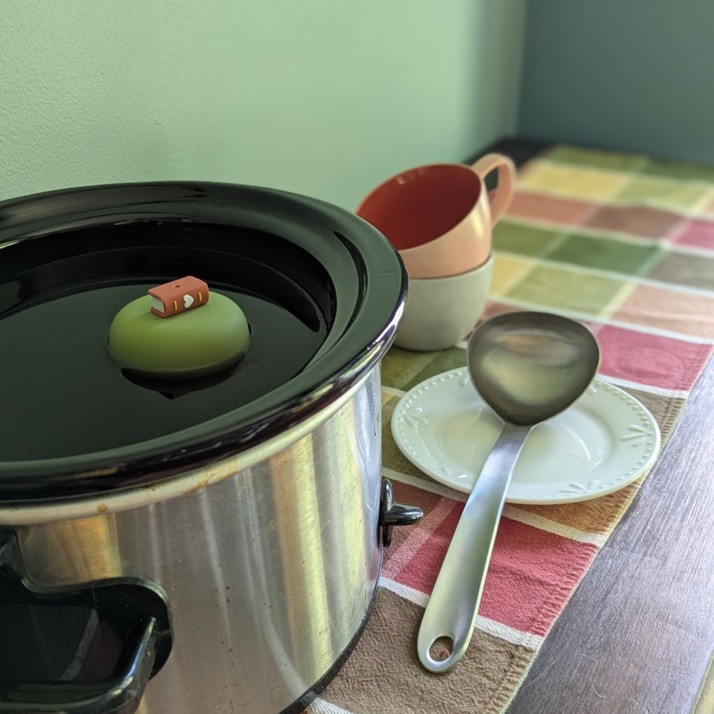 Floating Large Brown Book Tea infuser