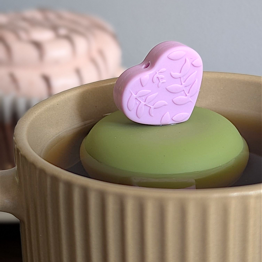 Purple Leaf Heart Floating Tea Steeper