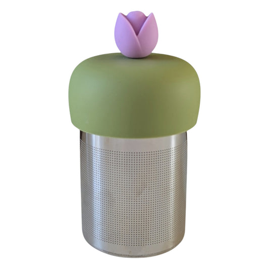 Purple Tulip Flower Floating Tea Steeper™