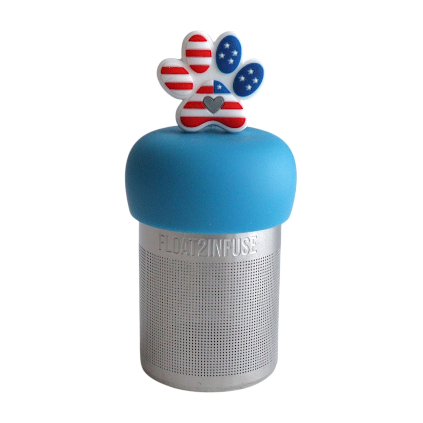 Floating Americana Pawprint Tea Infuser - Cute Tea Infuser for Loose Tea
