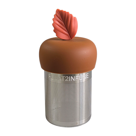 Floating Red Fall Leaf Tea Infuser - Cute Tea Infuser for Loose Leaf Tea