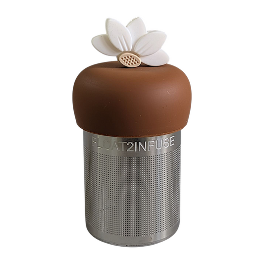 Floating White Lotus Flower Tea Infuser - Cute Tea Infuser for Loose Leaf Tea