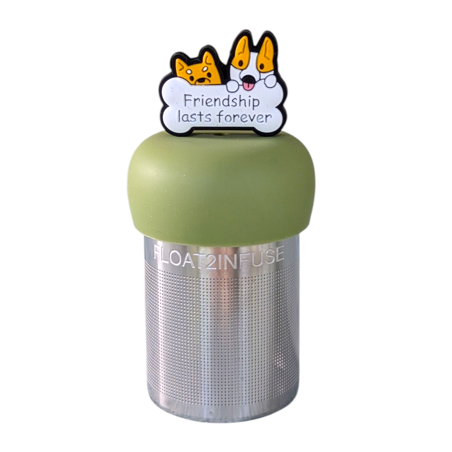 Floating Best Dog Friends Tea Infuser - Cute Animal Tea Infuser for Loose Leaf Tea