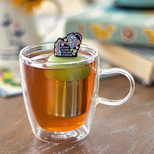 Floating Bloom Where You Tea Infuser - Cute Tea Infuser for Loose Leaf Tea