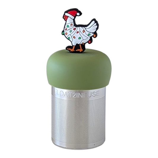 Floating Christmas Chicken Tea Infuser - Cute Animal Tea Infuser for Loose Leaf Tea