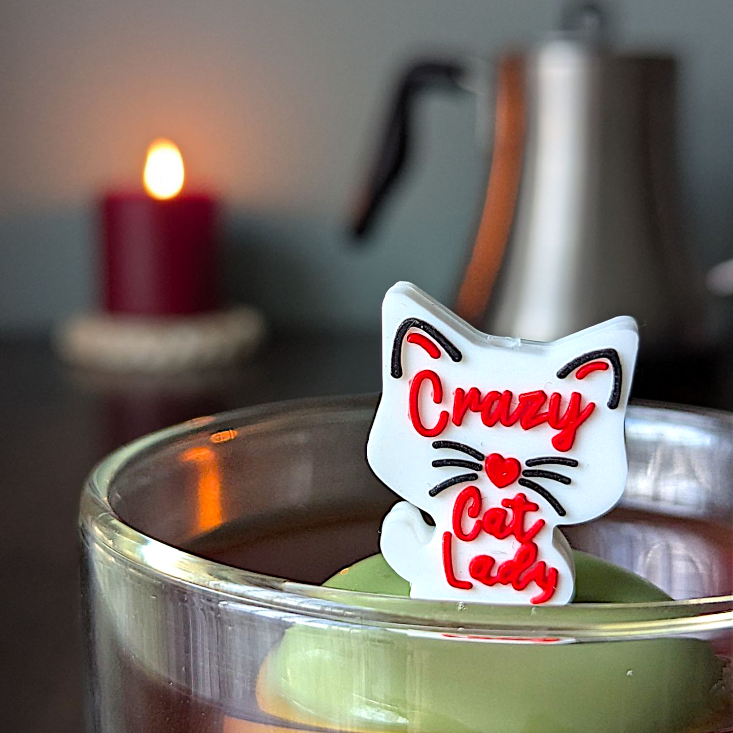 Floating Crazy Cat Lady Tea Infuser - Cute Animal Tea Infuser for Loose Leaf Tea