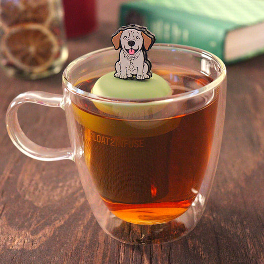 Floating Yellow Lab Tea Infuser - Cute Animal Tea Infuser for Loose Leaf Tea